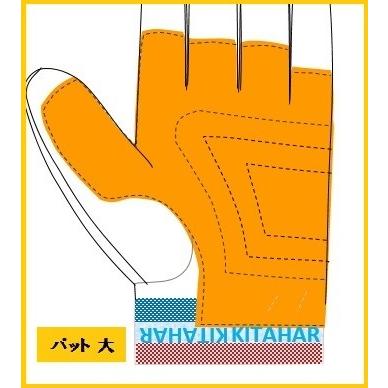 消防業務・救助大会用 牛革手袋【R1】朱・グレー RESCUE（R