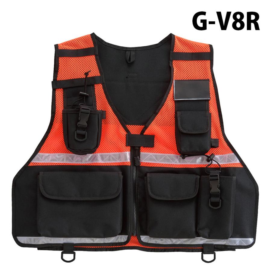 トンボレックス（TONBOREX） 救助隊員用ベスト 大型無線機ポケット付 G
