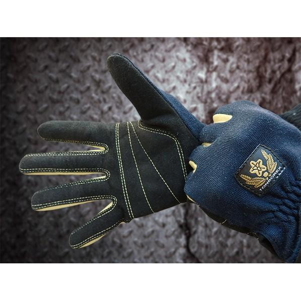 レスキュー ケブラー繊維製消防手袋 K-700NVD ネイビー ※耐切創手袋(ゆうメール不可)（クーポン対象外）｜rescue99｜03