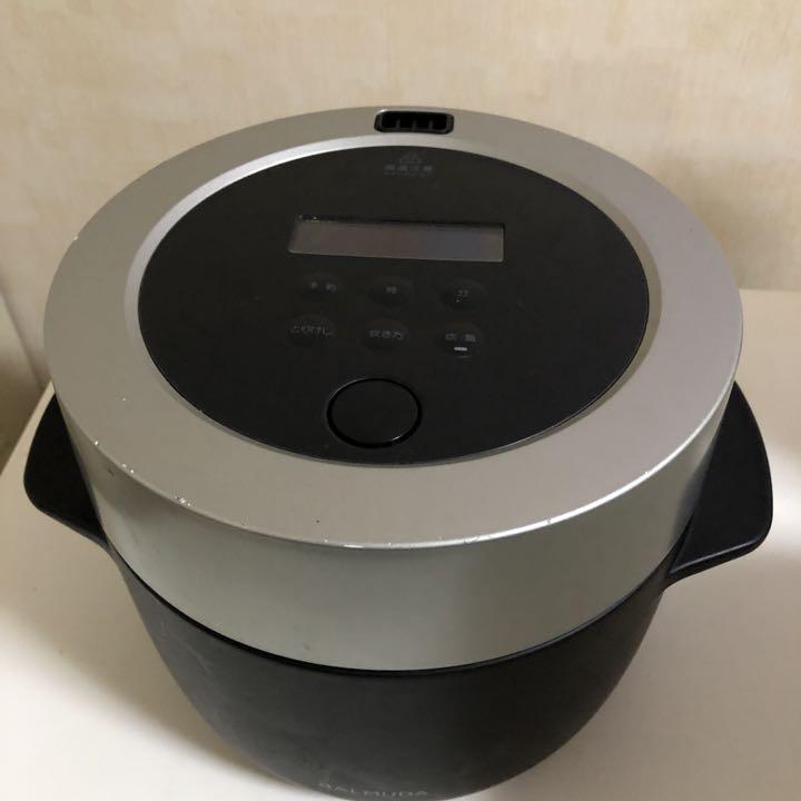中古 バルミューダ 3合炊き電気炊飯器 BALMUDA The Gohan K03A 