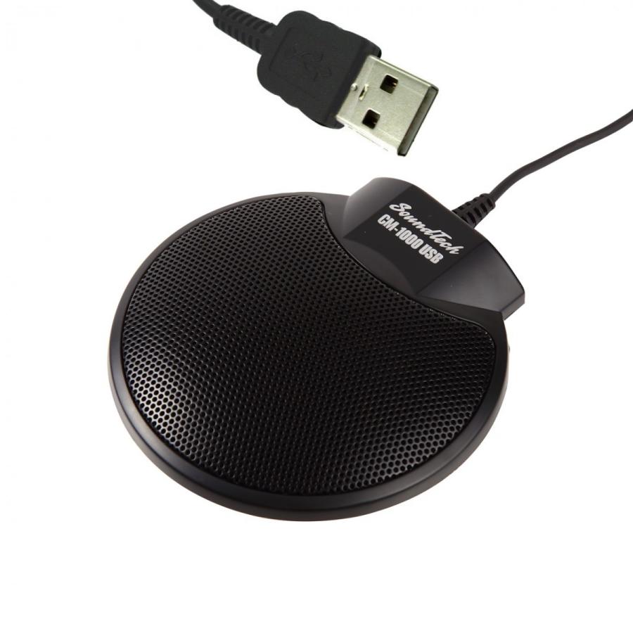 SoundTech CM-1000USB マイク 会議 集音 高感度 無指向 おすすめ特集 全指向 リモート 拡張 97％以上節約 テレワーク 複数 連結 USB接続 ミーティング 在宅ワーク