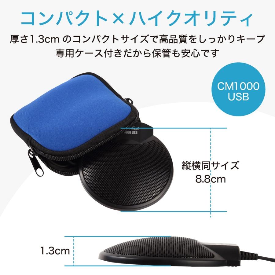 SoundTech CM-1000USB マイク 会議 集音 高感度 無指向 全指向 拡張