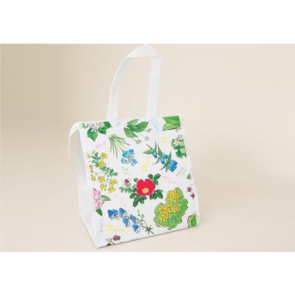 六花亭 クールバッグ 保冷バッグ 花柄 非売品 : リセルオンライン店