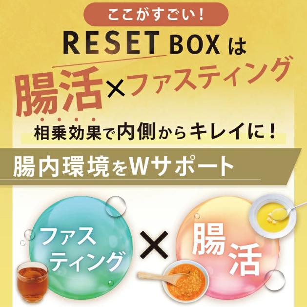 RESET BOX ファスティングセット 酵素ドリンク ダイエット 3日 3日間