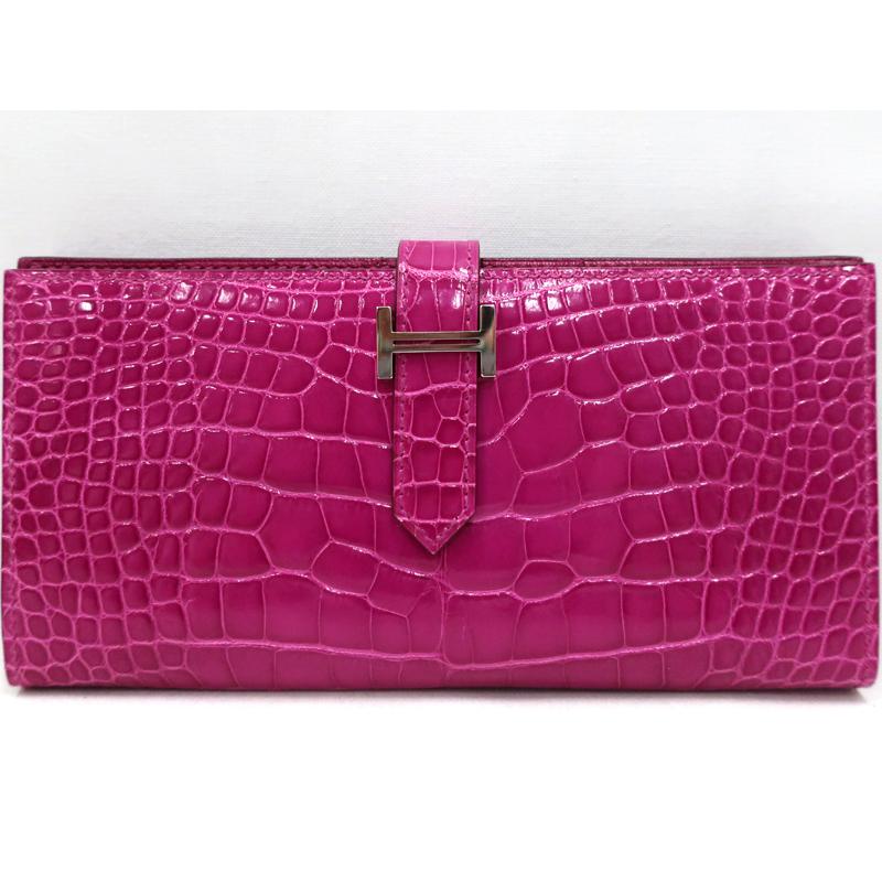 HERMES 【美品】HERMES／エルメス ベアンスフレ クロコダイル 