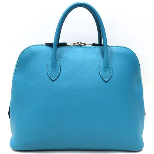 美品】HERMES／エルメス ボリード1923 ヴォースイフト ターコイズ □K