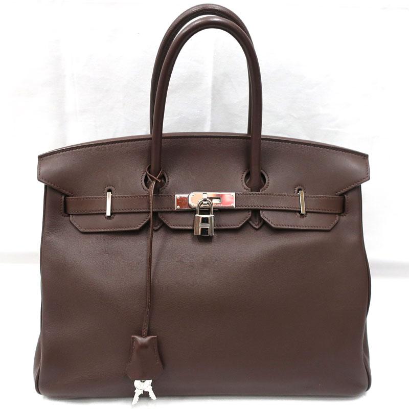 Birkin 【美品】HERMES／エルメス バーキン35 ヴォースイフト ブラウン 