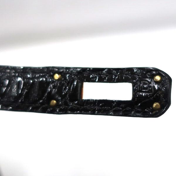 Kelly 【美品】HERMES／エルメス ケリー25 クロコダイル