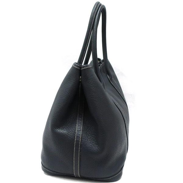 HERMES／エルメス ガーデンパーティPM ネゴンダ グラファイト □L  