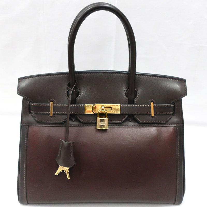 Birkin 【美品】HERMES／エルメス バーキン30 アマゾニア ブラウン □C