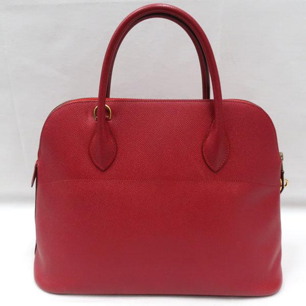 美品】HERMES／エルメス ボリード35 クシュベル ルージュヴィフ 