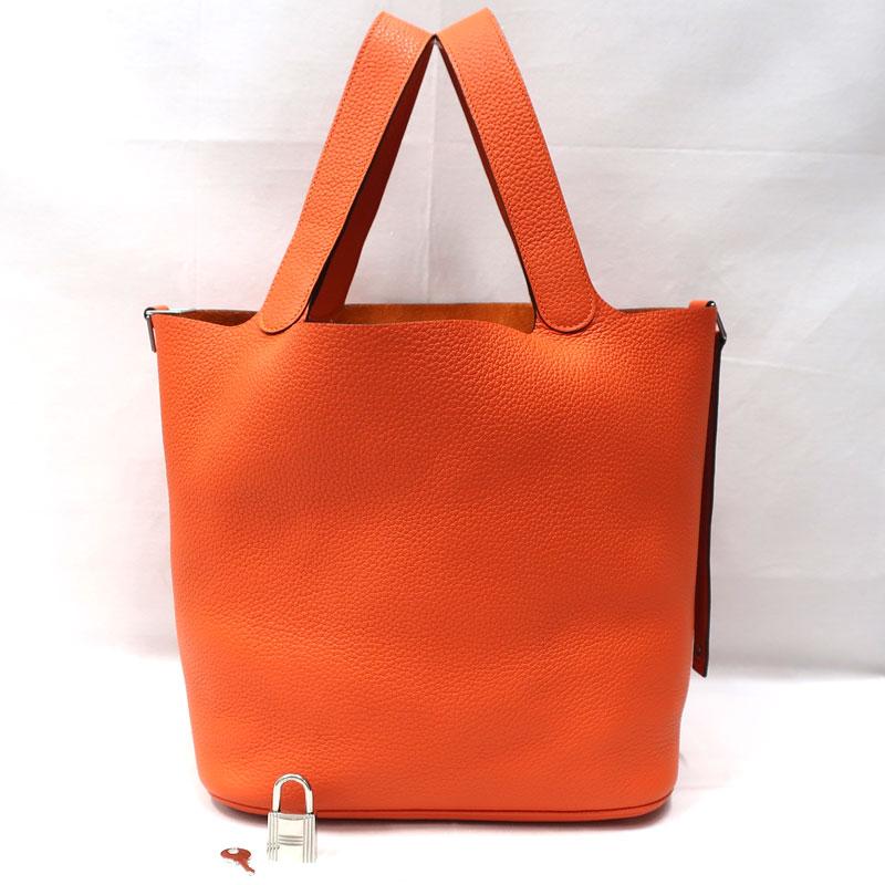 送料無料 HERMES エルメス ピコタンロックMM ハンドバッグ トート  