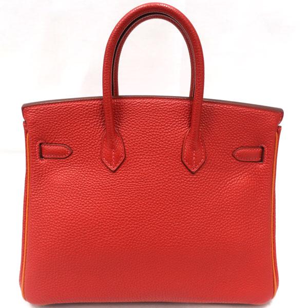 HERMES オレンジボックス　バーキン25 エルメス HERMES バーキン25 セリエ 外縫い ゴールド ヴォー