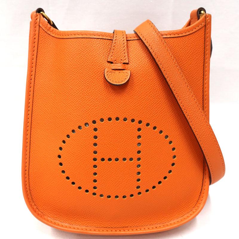 エヴリン 【美品】HERMES／エルメス エブリンTPM ヴォーエプソン 