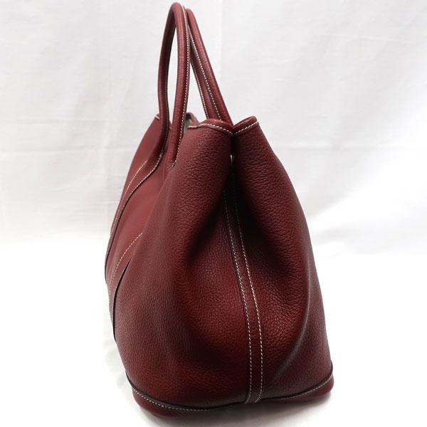 HERMES／エルメス　ガーデンパーティPM　ネゴンダ　ルージュアッシュ　□K刻印　トートバッグ　600090163