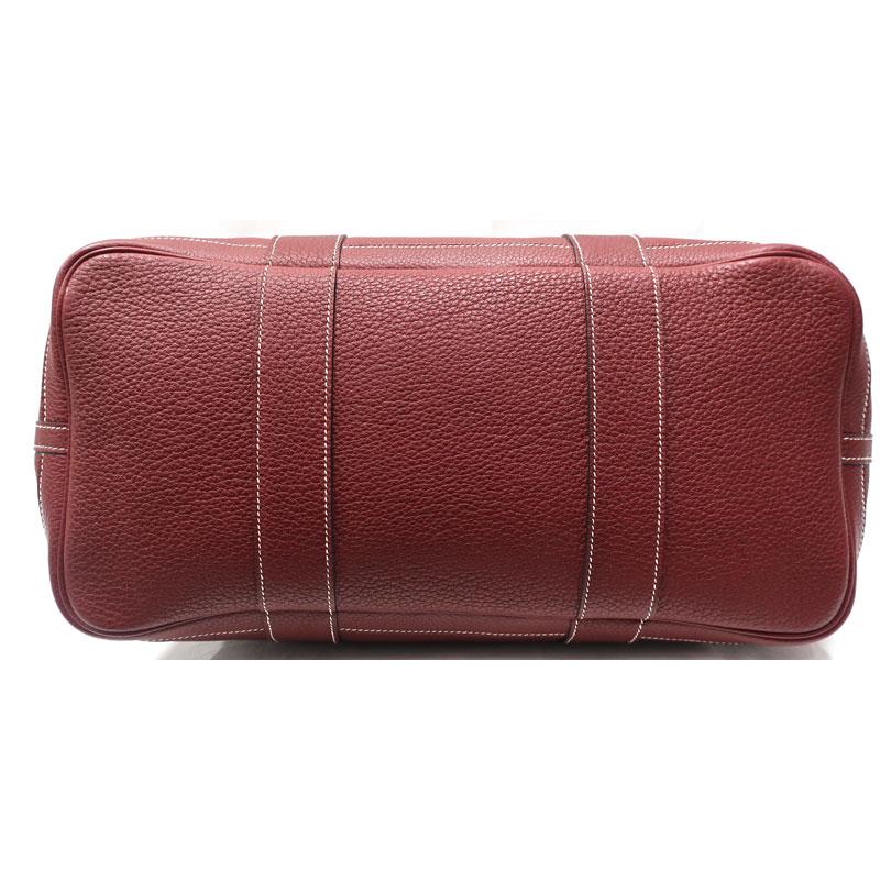 HERMES／エルメス　ガーデンパーティPM　ネゴンダ　ルージュアッシュ　□K刻印　トートバッグ　600090163