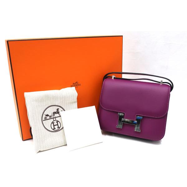 HERMES エルメス ショルダーバッグ コンスタンス3 ミニ アネモネ コンスタンス3 ミニ アネモネ ショルダーバッグ エバーカラー パープル