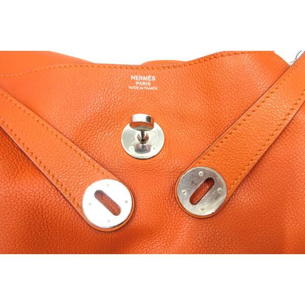 HERMES（エルメス） リンディ34 エバーカラー オレンジ □Q刻印