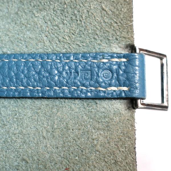 HERMES（エルメス） ピコタンロックMM トリヨンクレマンス ブルー 