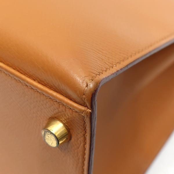 HERMES／エルメス ケリー32 クシュベル ナチュラル □C刻印 ショルダーバッグ 700040072の画像