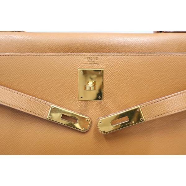 HERMES／エルメス ケリー32 クシュベル ナチュラル □C刻印 ショルダーバッグ 700040072の画像