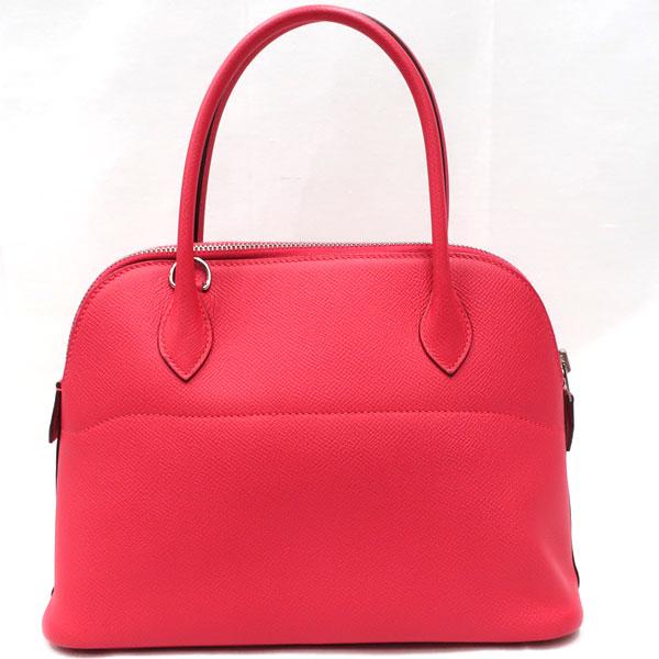 ボリード 【美品】HERMES／エルメス ボリード27 ヴォーエプソン ローズ 