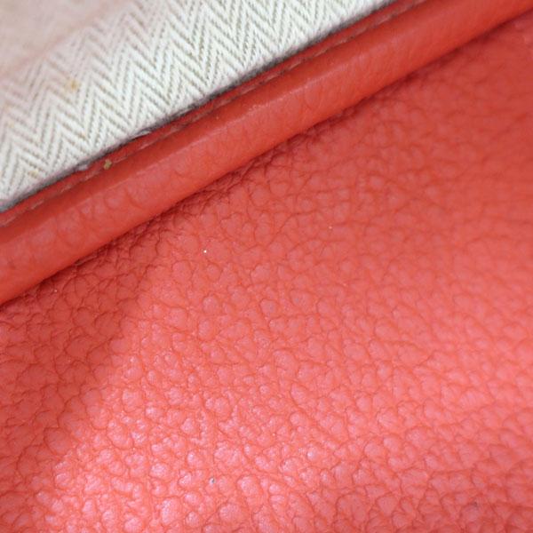 【美品】HERMES／エルメス　ガーデンパーティＰＭ　ネゴンダ　ルージュピヴォワンヌ　T刻印　トートバッグ　700050144_8