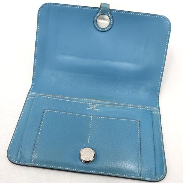 HERMES（エルメス） ドゴンGM トリヨンクレマンス ブルージーン □J