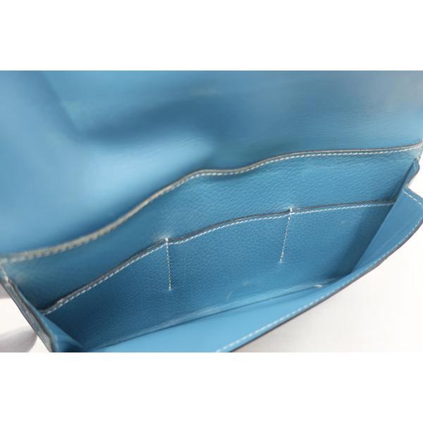 HERMES HERMES／エルメス ドゴンGM トリヨンクレマンス ブルー