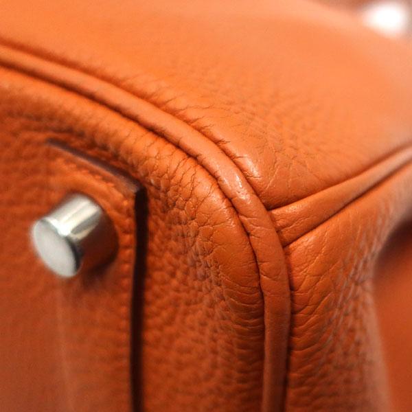 Birkin 【美品】HERMES／エルメス バーキン25 トゴ オレンジ □I刻印