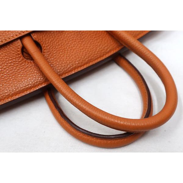Birkin 【美品】HERMES／エルメス バーキン25 トゴ オレンジ □I刻印