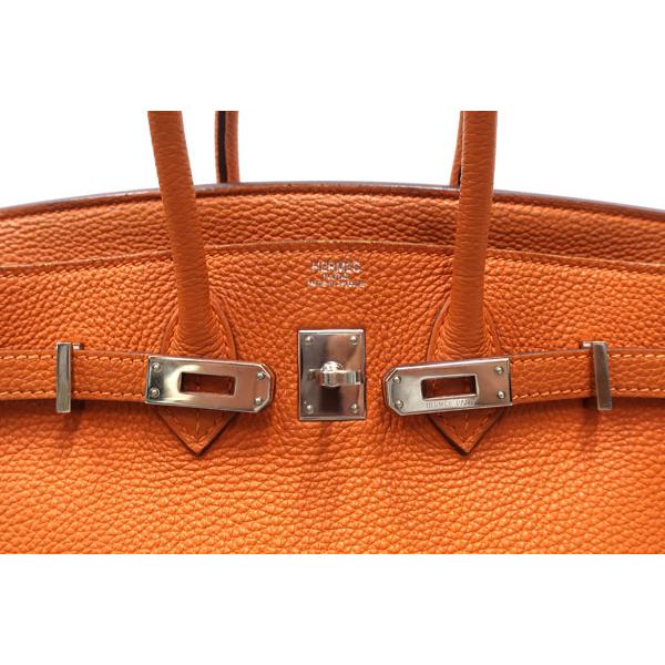 Birkin 【美品】HERMES／エルメス バーキン25 トゴ オレンジ □I刻印