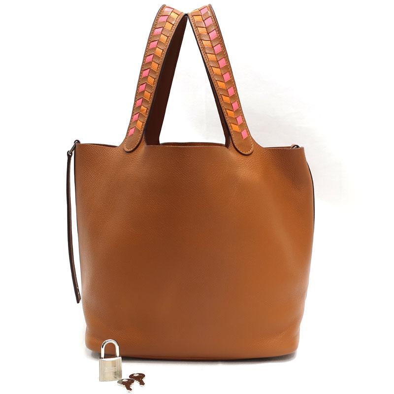 エルメス　ピコタンロック　MM トレサージュ　ゴールド　エプソン　D刻印 HERMES（エルメス） 【美品】HERMES／エルメス ピコタンロックMM