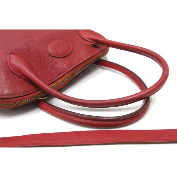 HERMES／エルメス　ボリード27　クシュベル　ルージュヴィフ　〇X刻印　ショルダーバッグ　800010093_6