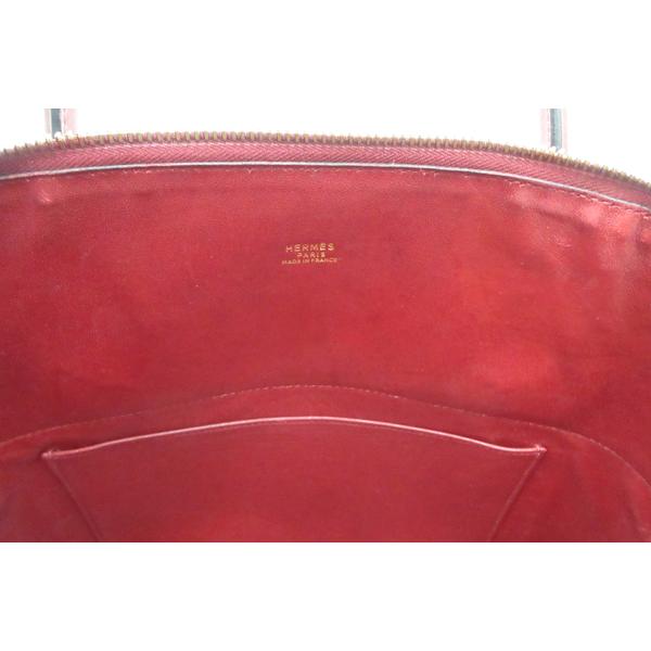 ボリード HERMES／エルメス ボリード35 ボックスカーフ ルージュ 