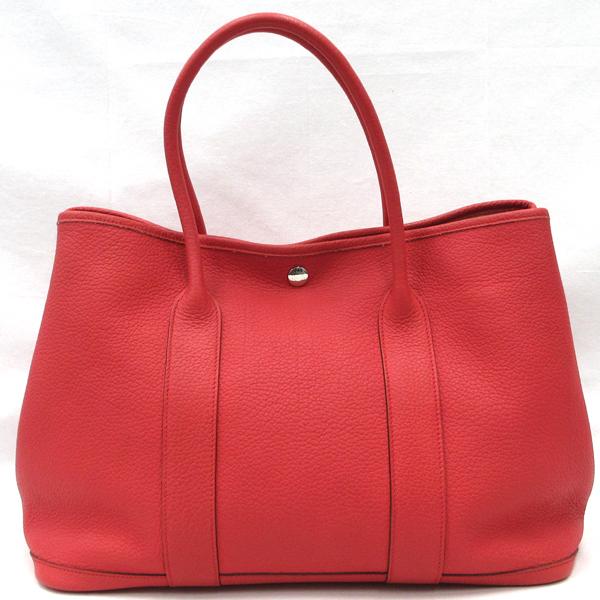 【美品】HERMES／エルメス　ガーデンパーティPM　ネゴンダ　ブーゲンビリア　□N刻印　トートバッグ　800010174_1