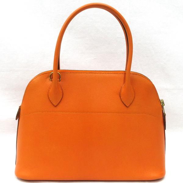 【美品】HERMES／エルメス　ボリード27　ヴォーガリバー　オレンジ　〇X刻印　ショルダーバッグ　800030091_2