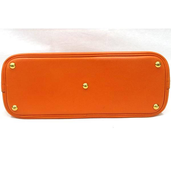 【美品】HERMES／エルメス　ボリード27　ヴォーガリバー　オレンジ　〇X刻印　ショルダーバッグ　800030091_4