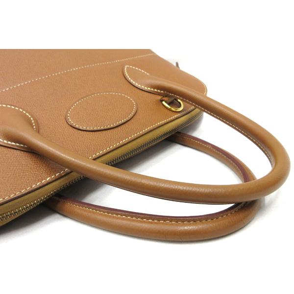 ボリード 【美品】HERMES／エルメス ボリード35 クシュベル ゴールド 