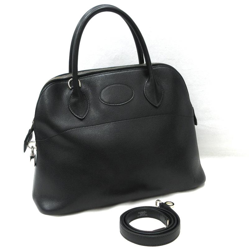 ボリード HERMES／エルメス ボリード31 クシュベル ブラック □F刻印