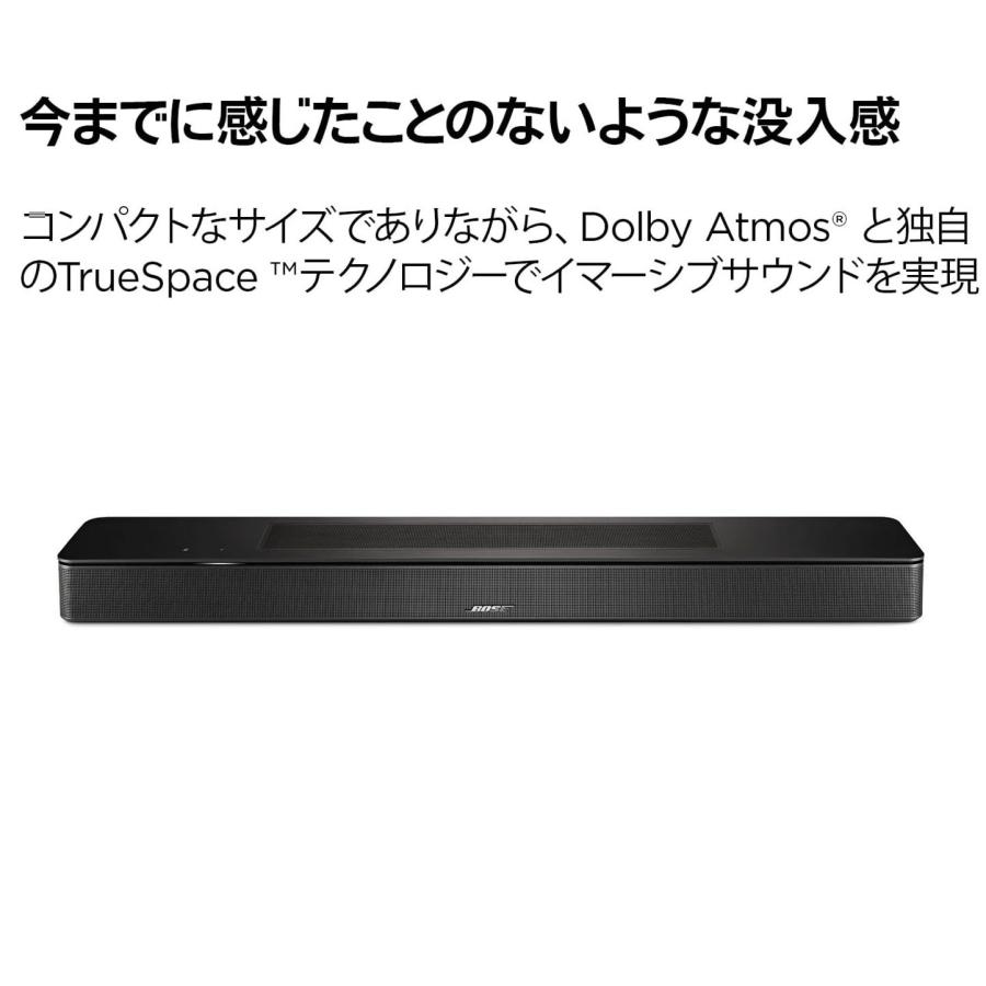 Bose Smart Soundbar 600 スマートサウンドバー Bluetooth, Wi-Fi接続 ブラック Dolby Atmos対応  SMARTSNDBR600 : 4969929258243 : アールネクトショップ - 通販 - Yahoo!ショッピング