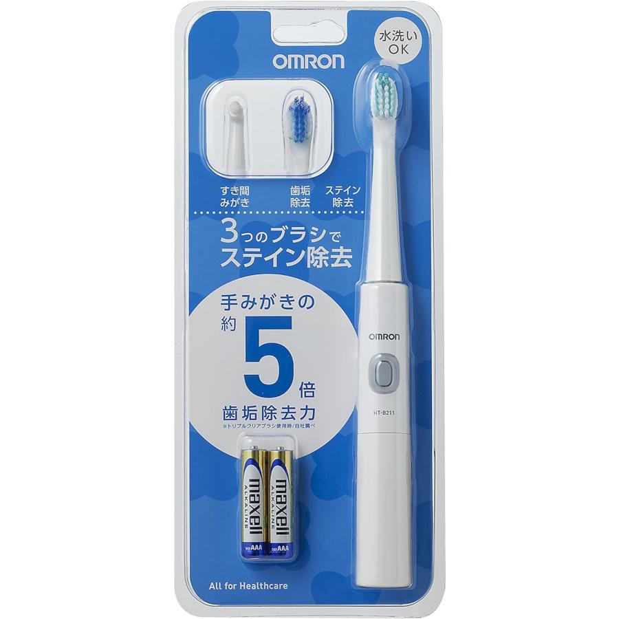 オムロン（OMRON） 音波式電動歯ブラシ HT-B211-W : ReShop GAKU