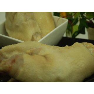 国産　ボイル豚足　　半分割り２個入り | 