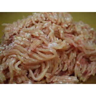 九州産若鶏むね　豚背脂入り　ミンチ　１キロ | 