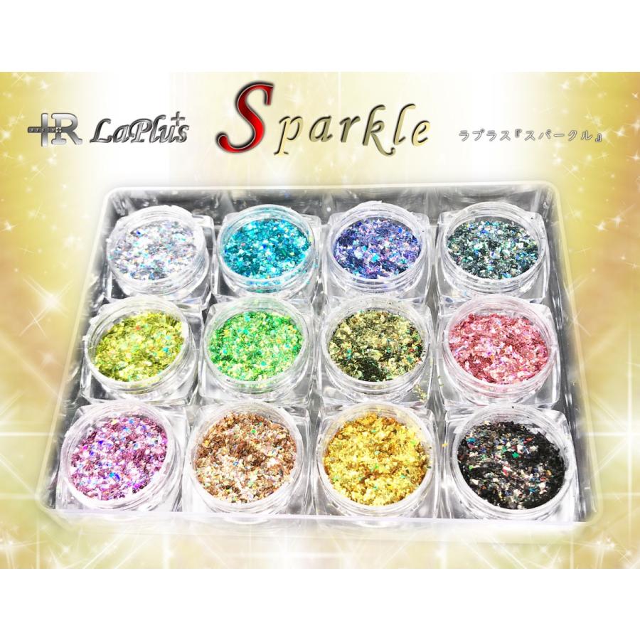 No.24 ハンドメイド レジン道 花柄 キラキラ レジン道 『スパークル』☆キラキラ☆ホロラメフレーク☆全12色