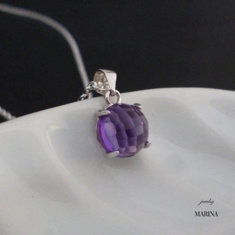 Candy necklace - amethyst #8｜resortiara｜03