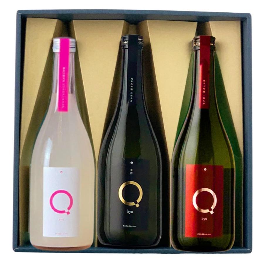 《本数限定醸造》西尾の息吹を込めて。リンクスオリジナル日本酒「Q（キュウ）3本セット《純米大吟醸二割九分＋磨き二割九分スパークリング＋純米大吟醸生酒》」 | 