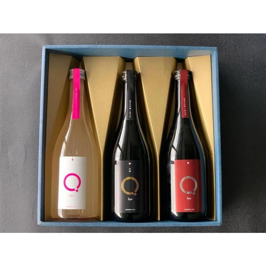 《本数限定醸造》西尾の息吹を込めて。リンクスオリジナル日本酒「Q（キュウ）3本セット《純米大吟醸二割九分＋磨き二割九分スパークリング＋純米大吟醸生酒》」 |  | 09