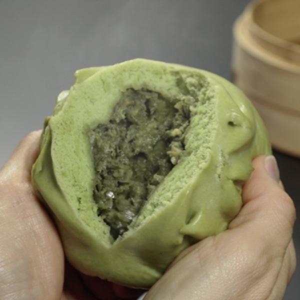 《お試し/ご自宅用に》西尾抹茶の苦みがうまい大人味「西尾食宝・肉饅2ヶパック」《冷凍便》 |  | 01