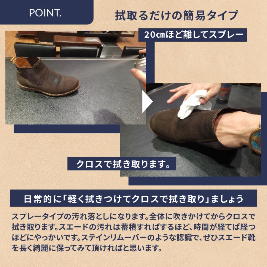 【割引クーポン配布中！】M.MOWBRAY スエードクリーナー 起毛素材 簡単 汚れ落とし スプレータイプ | M.MOWBRAY | 02